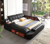 Fadri Leather Bed